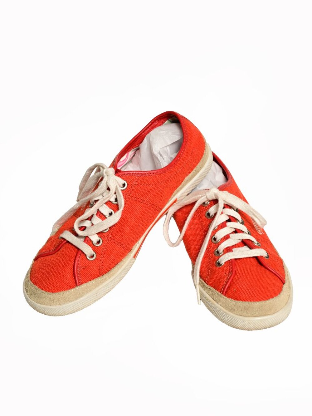 COACH - Orange Canvas Sneakers Size 8- Casual / Y2K - Picture 7 of 13